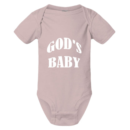 God’s Baby Onesie – Bold Faith, Soft Statement - FAVOR OF GOD CLOTHING