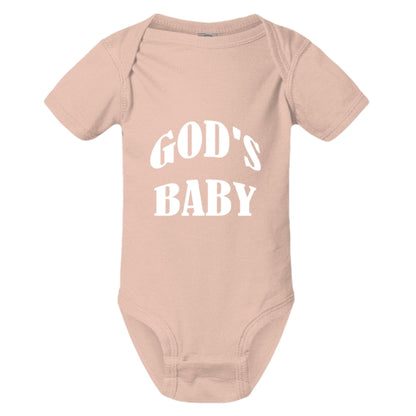 God’s Baby Onesie – Bold Faith, Soft Statement - FAVOR OF GOD CLOTHING