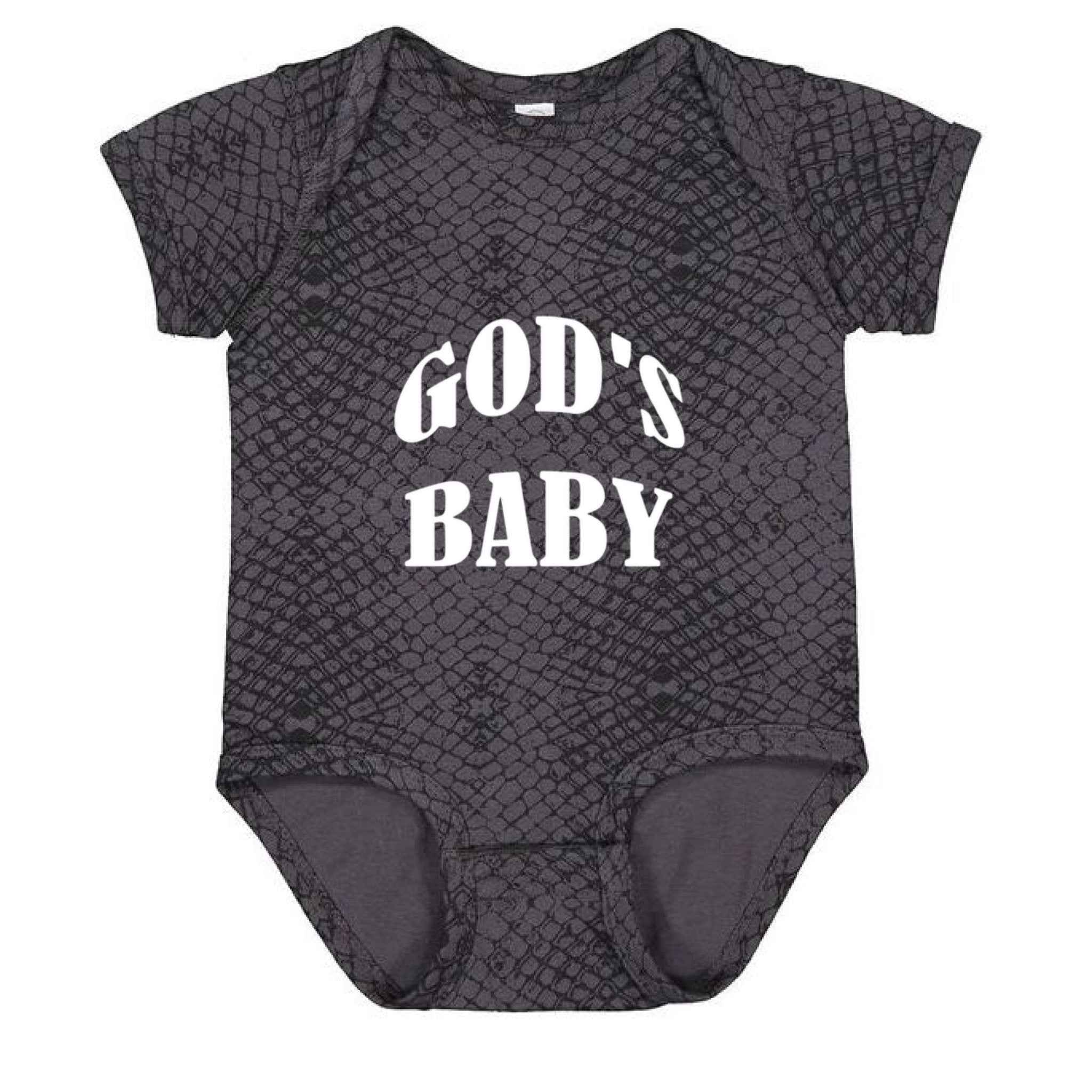 God’s Baby Onesie – Bold Faith, Soft Statement