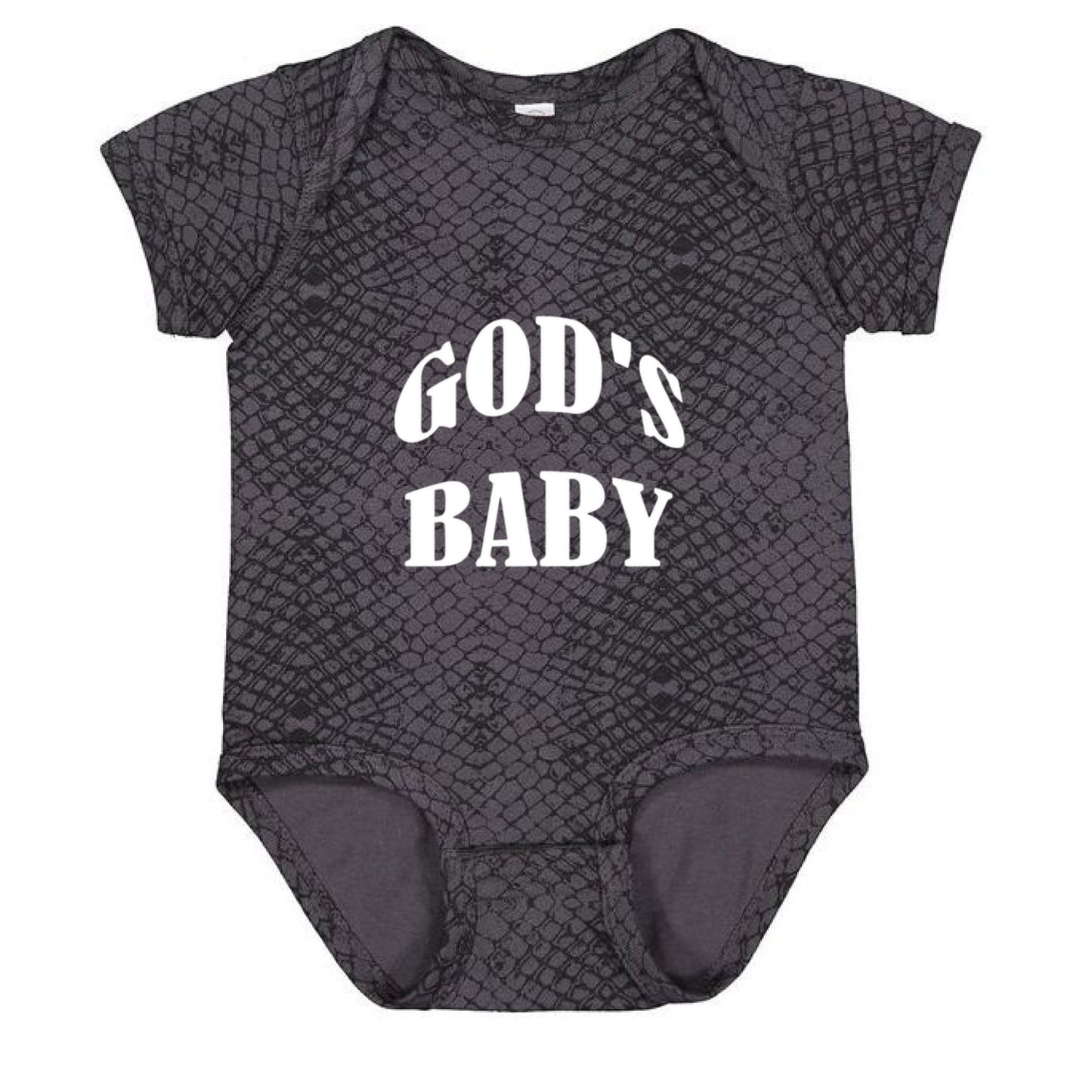 God’s Baby Onesie – Bold Faith, Soft Statement - FAVOR OF GOD CLOTHING