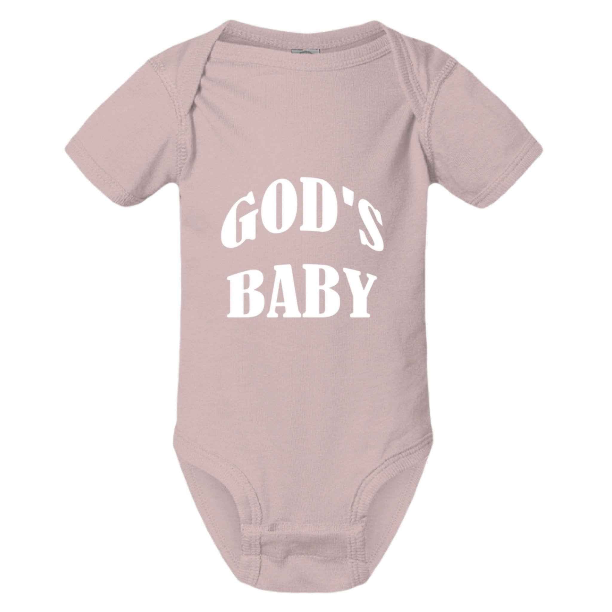 God’s Baby Onesie – Bold Faith, Soft Statement