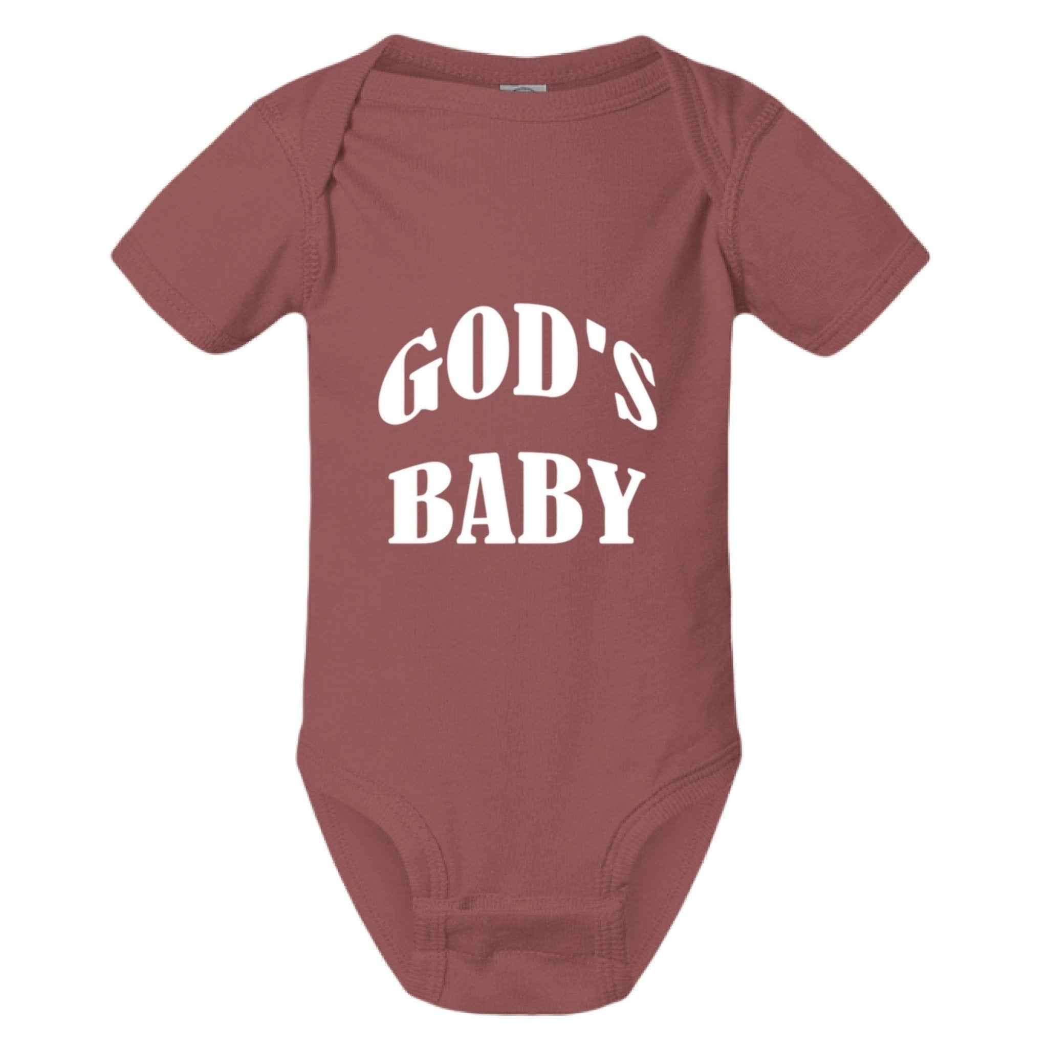 God’s Baby Onesie – Bold Faith, Soft Statement