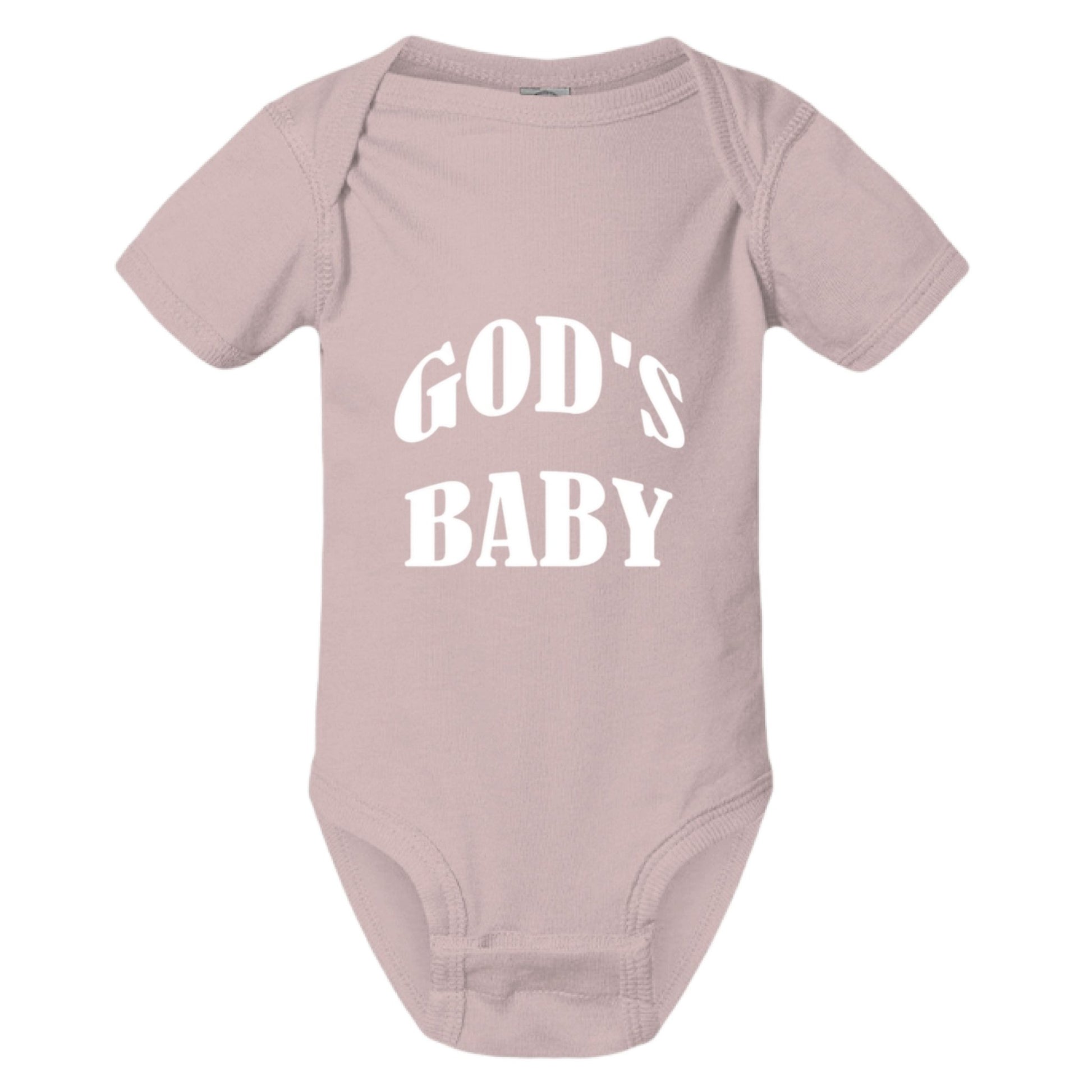 God’s Baby Onesie – Bold Faith, Soft Statement - FAVOR OF GOD CLOTHING