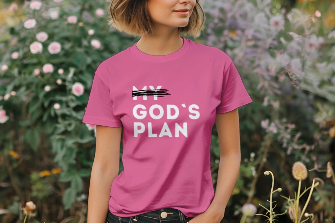 God’s Plan Women Tee – Walk in Divine Purpose - FAVOR OF GOD CLOTHING