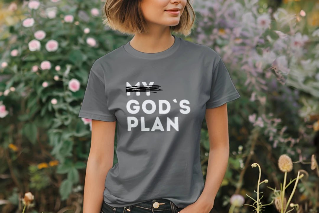 God’s Plan Women Tee – Walk in Divine Purpose - FAVOR OF GOD CLOTHING