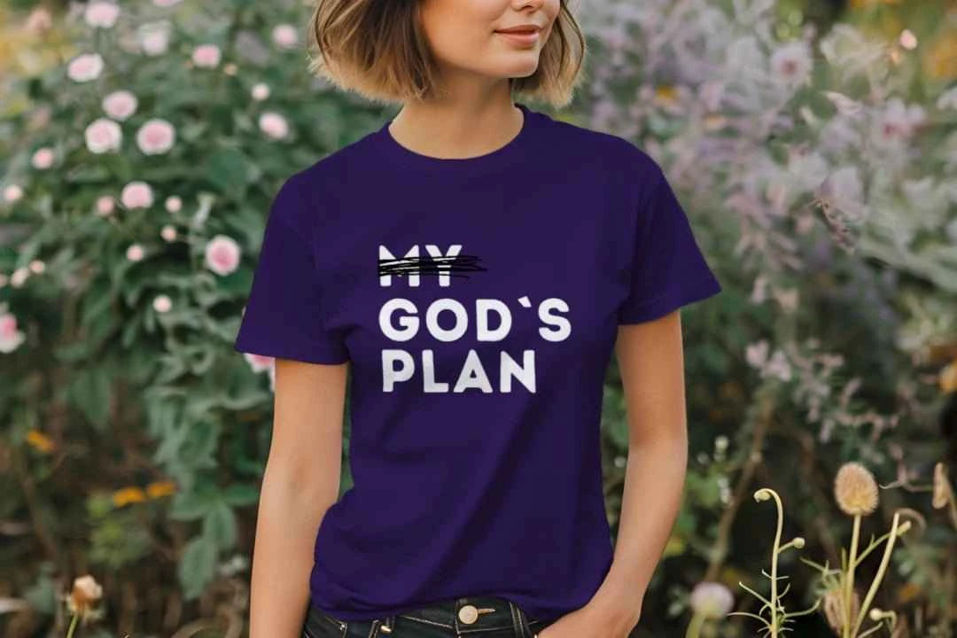 God’s Plan Women Tee – Walk in Divine Purpose