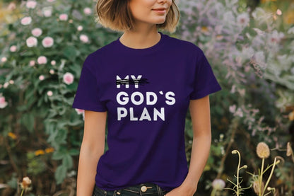 God’s Plan Women Tee – Walk in Divine Purpose - FAVOR OF GOD CLOTHING