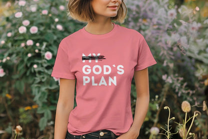 God’s Plan Women Tee – Walk in Divine Purpose - FAVOR OF GOD CLOTHING