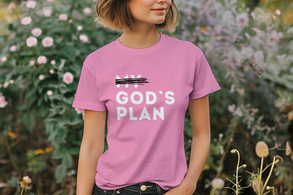 God’s Plan Women Tee – Walk in Divine Purpose - FAVOR OF GOD CLOTHING