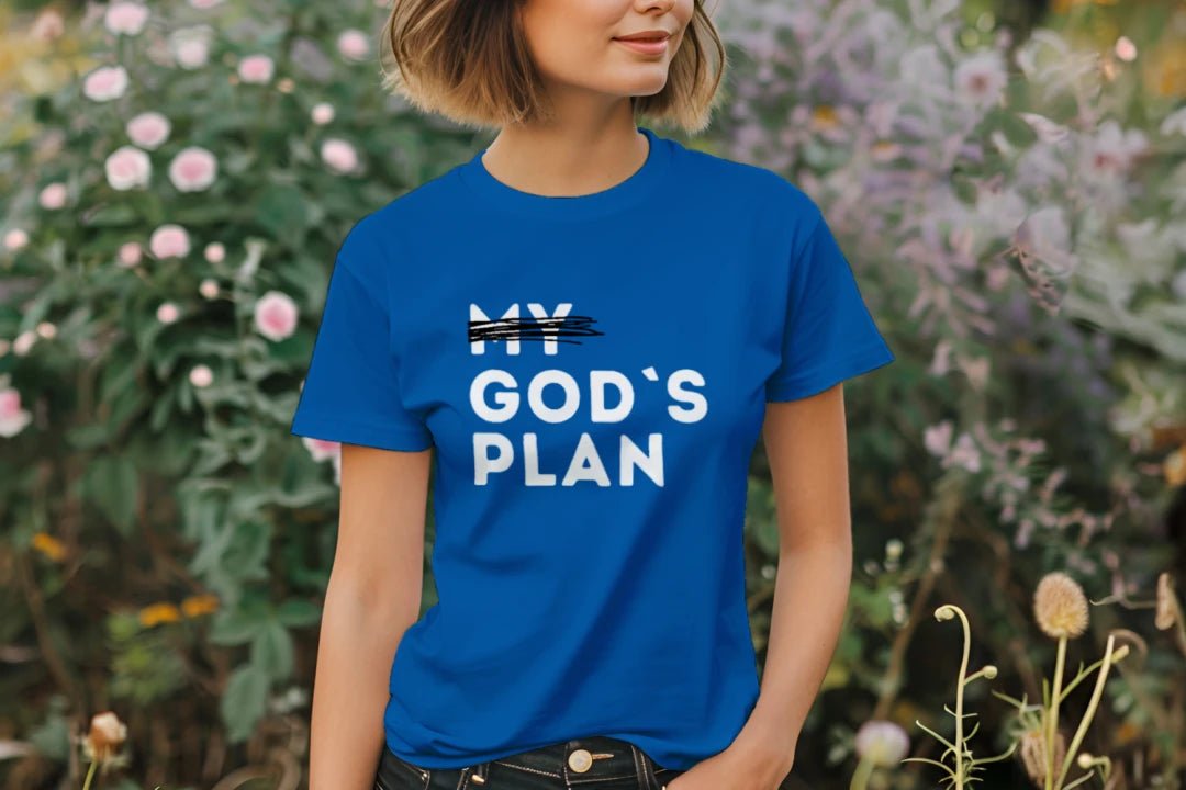 God’s Plan Women Tee – Walk in Divine Purpose - FAVOR OF GOD CLOTHING