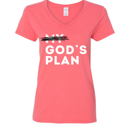 God’s Plan Women Tee – Walk in Divine Purpose - FAVOR OF GOD CLOTHING