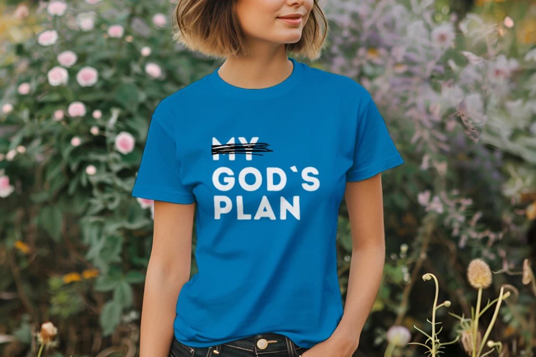 God’s Plan Women Tee – Walk in Divine Purpose - FAVOR OF GOD CLOTHING