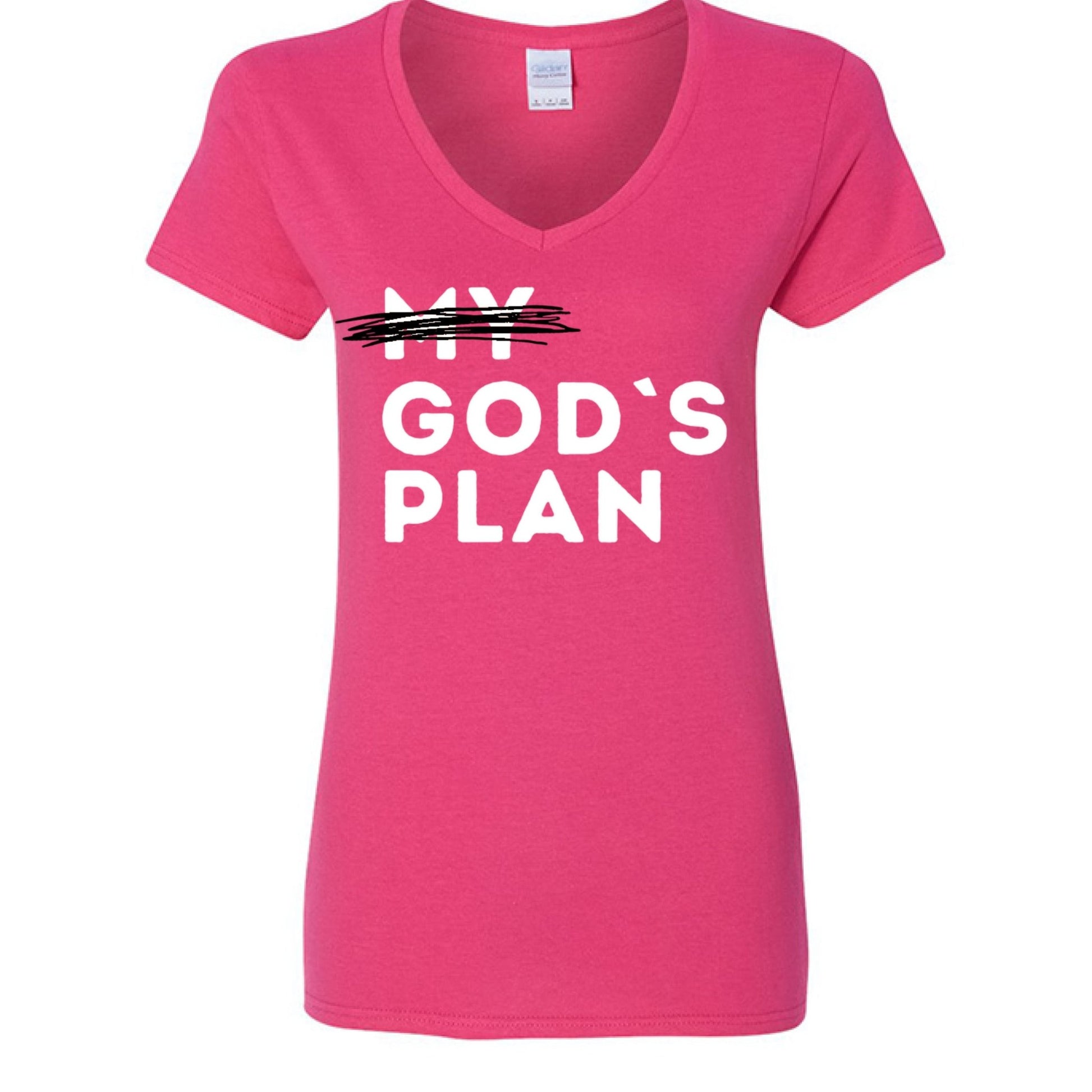 God’s Plan Women Tee – Walk in Divine Purpose - FAVOR OF GOD CLOTHING
