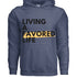 Christian Hoodie  Living a Favored Life Faith Apparel