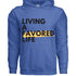 Christian Hoodie  Living a Favored Life Faith Apparel