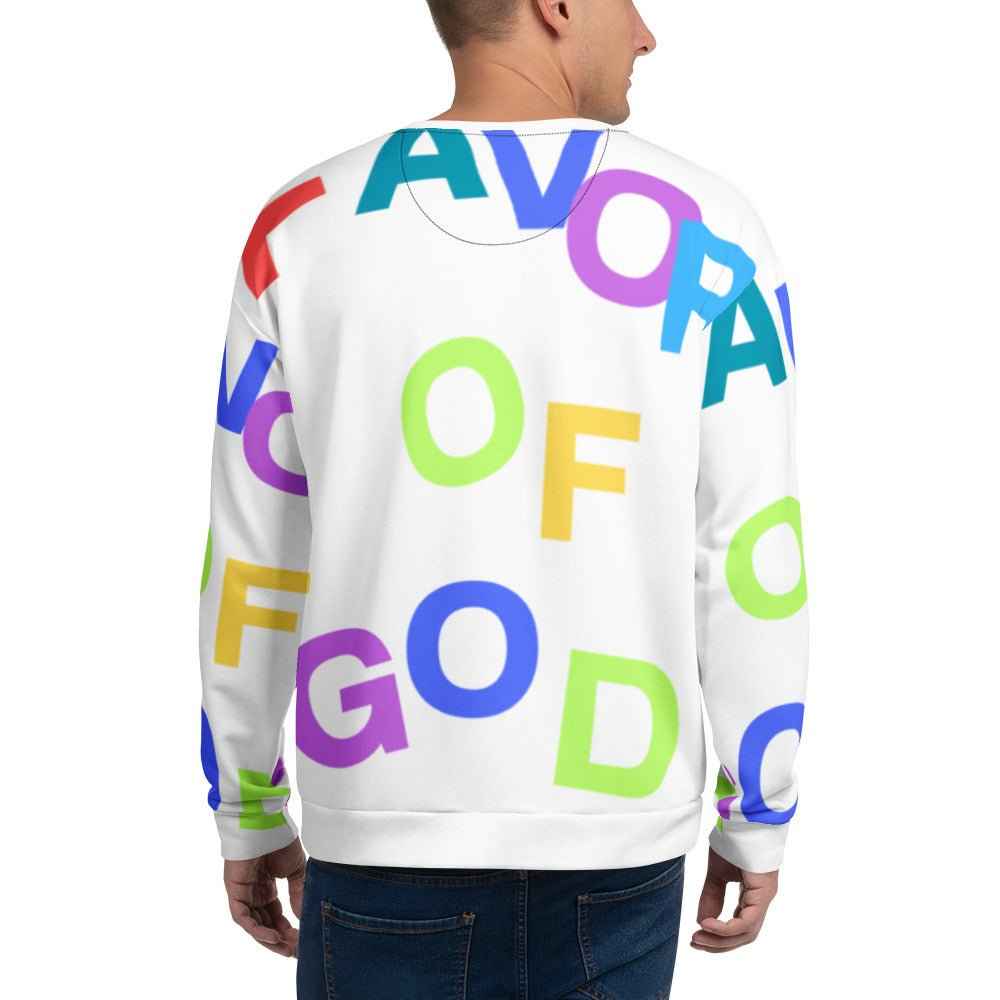 Men Favor of God All over Print Sweatshirt | Christian clothing |Faith |religious |inspirational