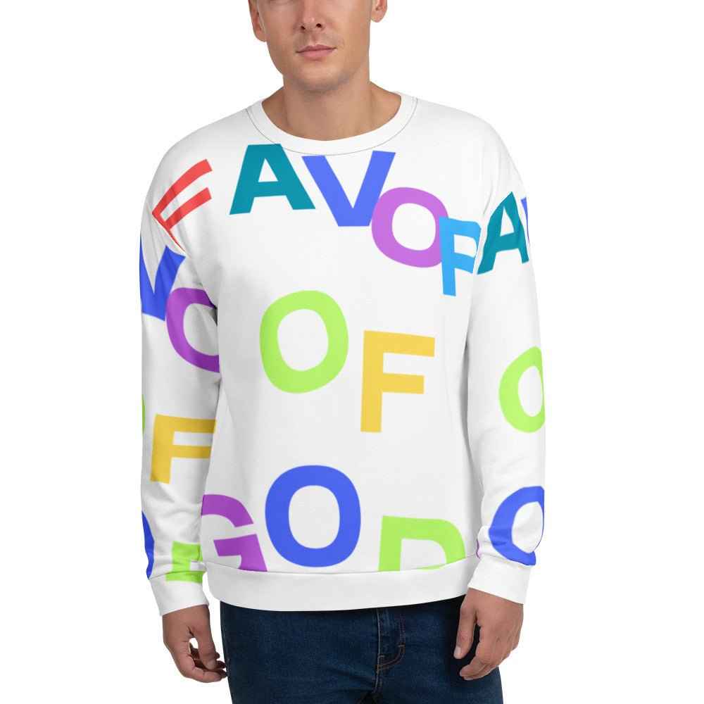 Men Favor of God All over Print Sweatshirt | Christian clothing |Faith |religious |inspirational