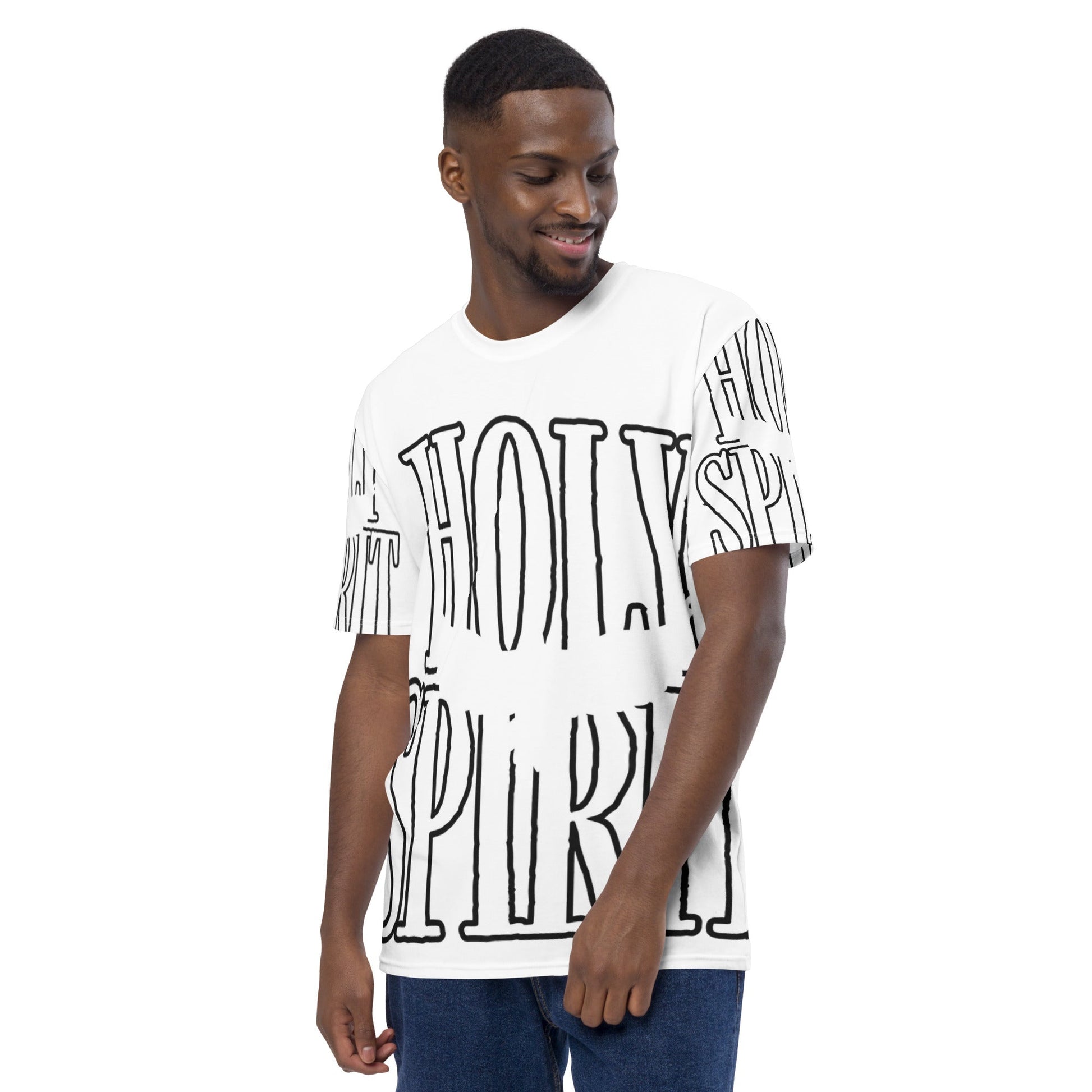 Men's All over Holy Spirit t-shirt - FAVOR OF GOD CLOTHING