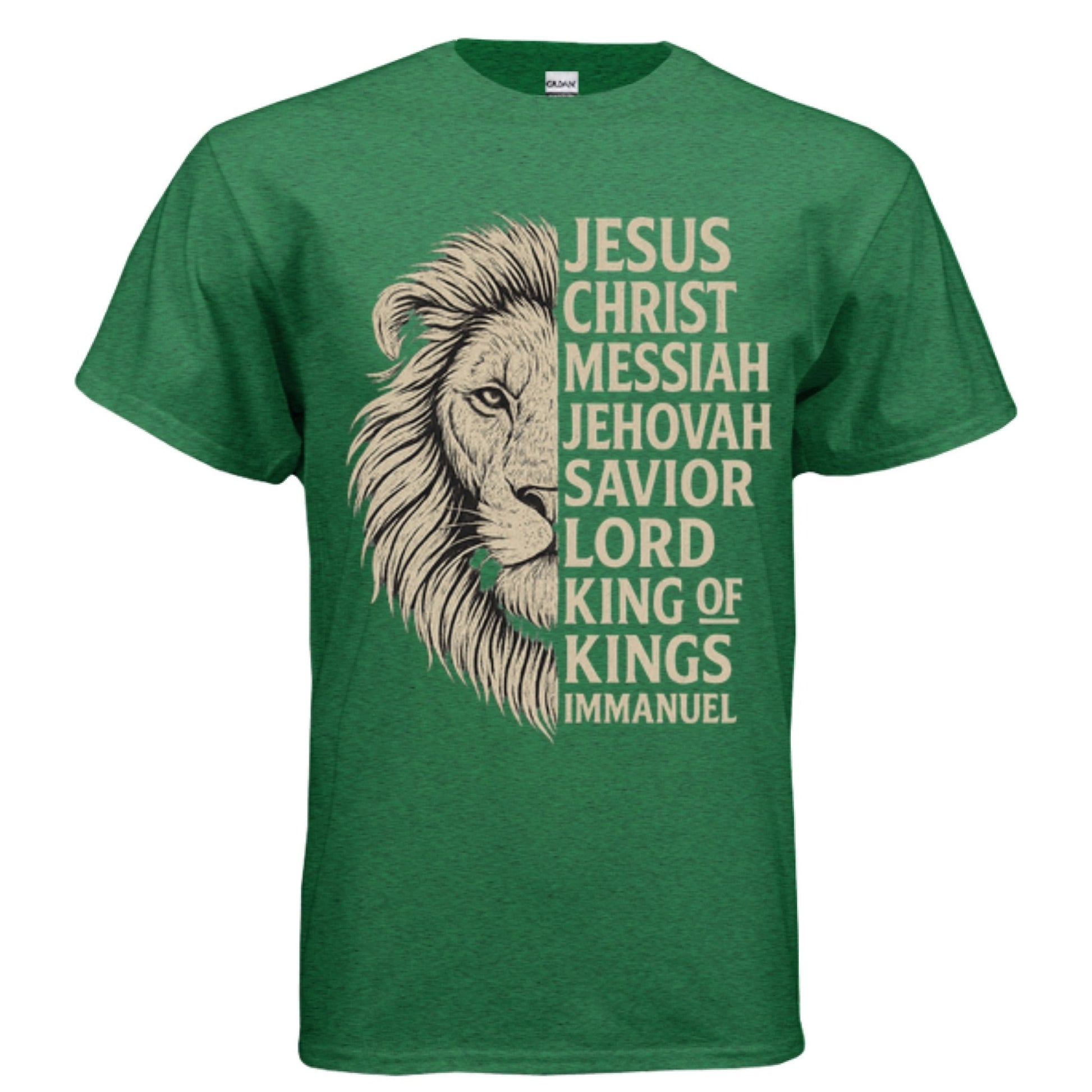 Names of God Men Tees | Affirmation | Christian |Faith | Sovereignty | Judah - FAVOR OF GOD CLOTHING