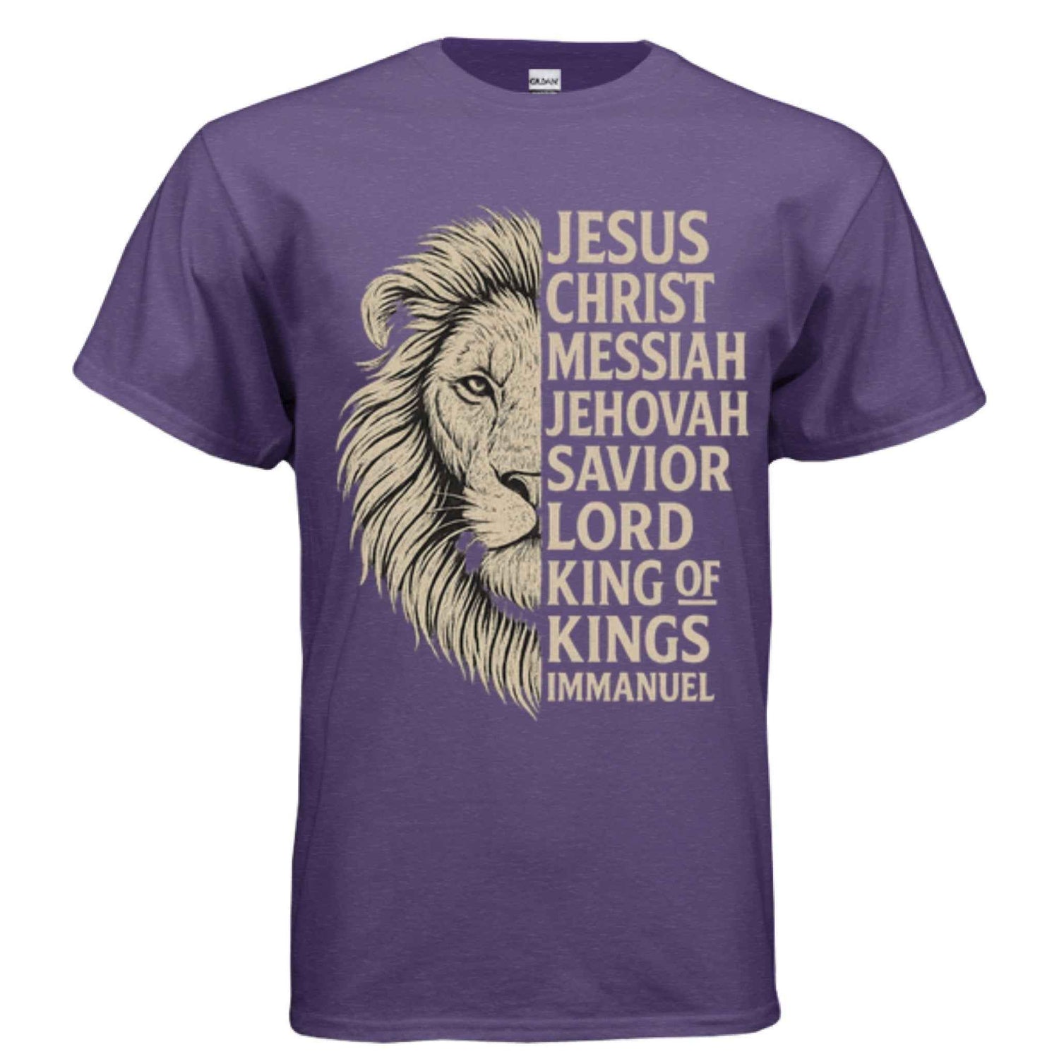 Names of God Men Tees | Affirmation | Christian |Faith | Sovereignty | Judah