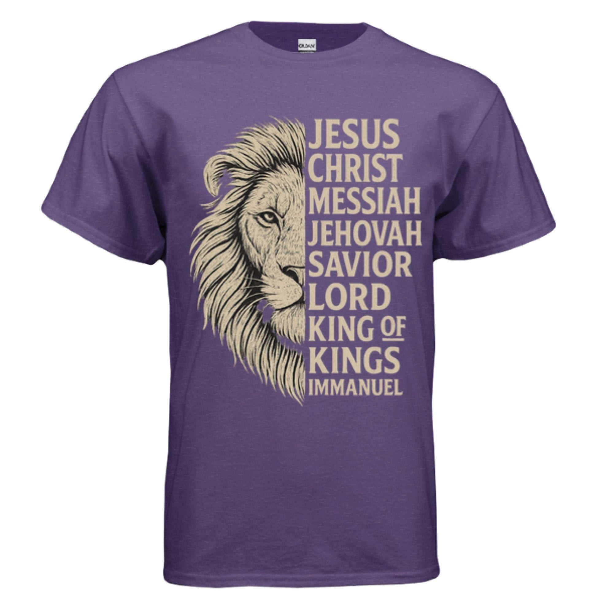 Names of God Men Tees | Affirmation | Christian |Faith | Sovereignty | Judah - FAVOR OF GOD CLOTHING