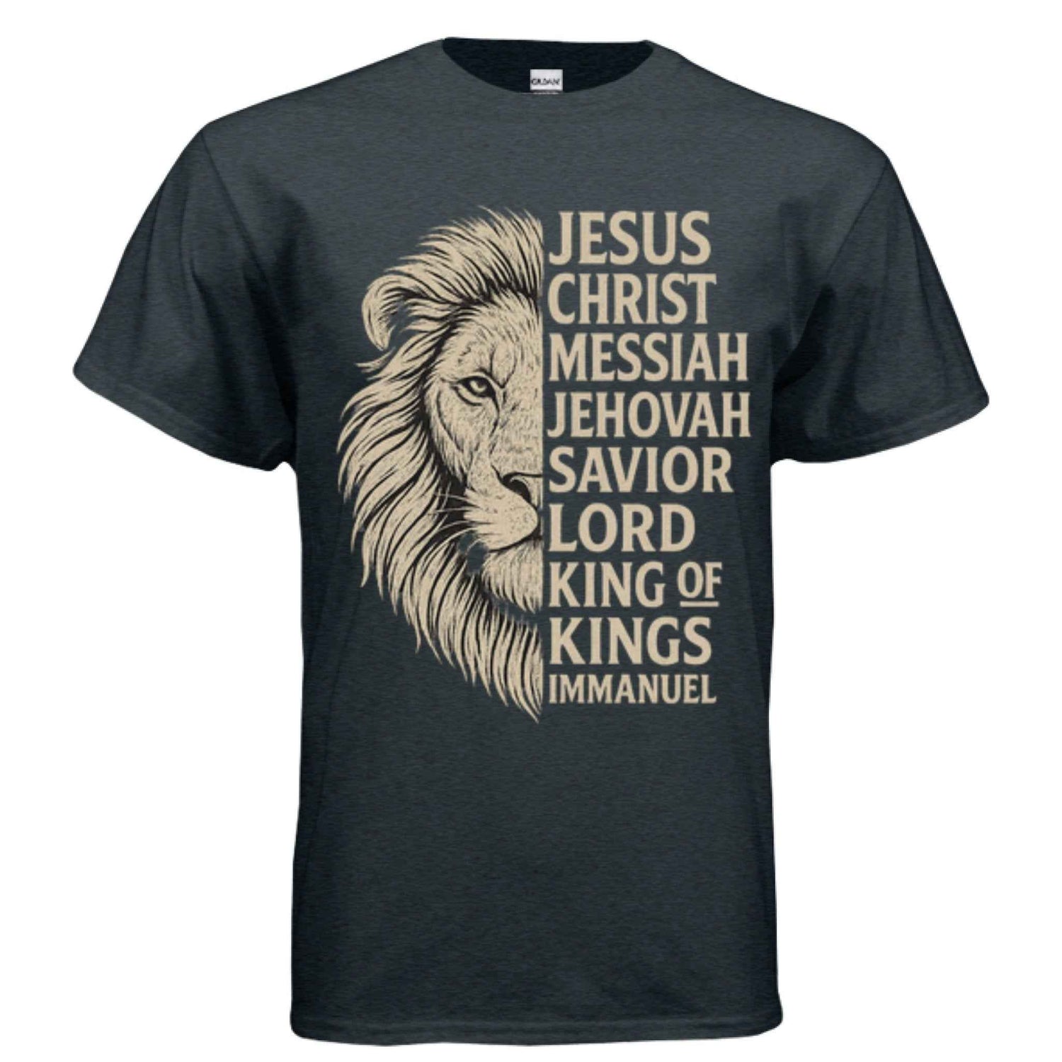 Names of God Men Tees | Affirmation | Christian |Faith | Sovereignty | Judah