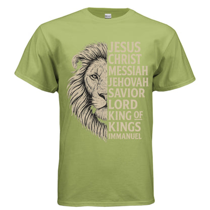 Names of God Men Tees | Affirmation | Christian |Faith | Sovereignty | Judah - FAVOR OF GOD CLOTHING