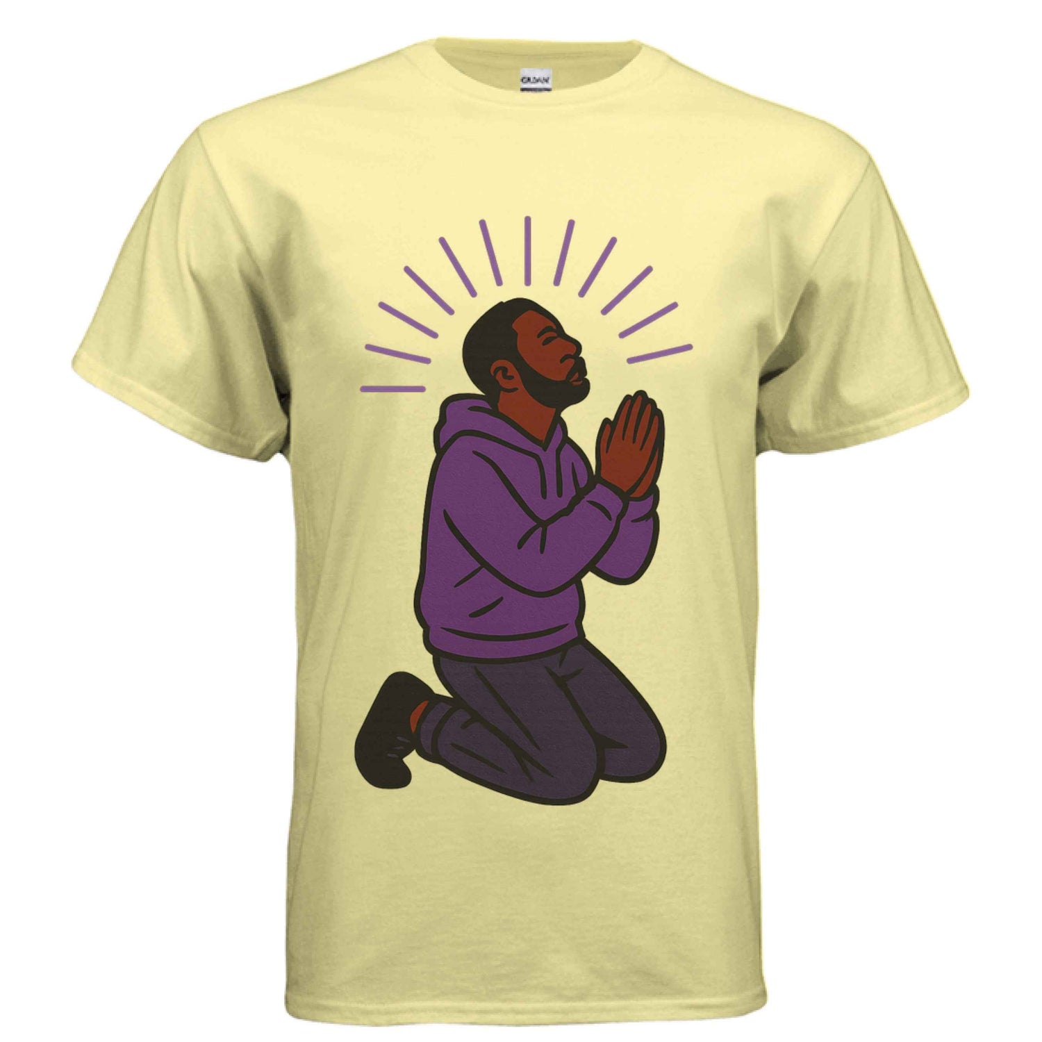 praying hands t-shirt