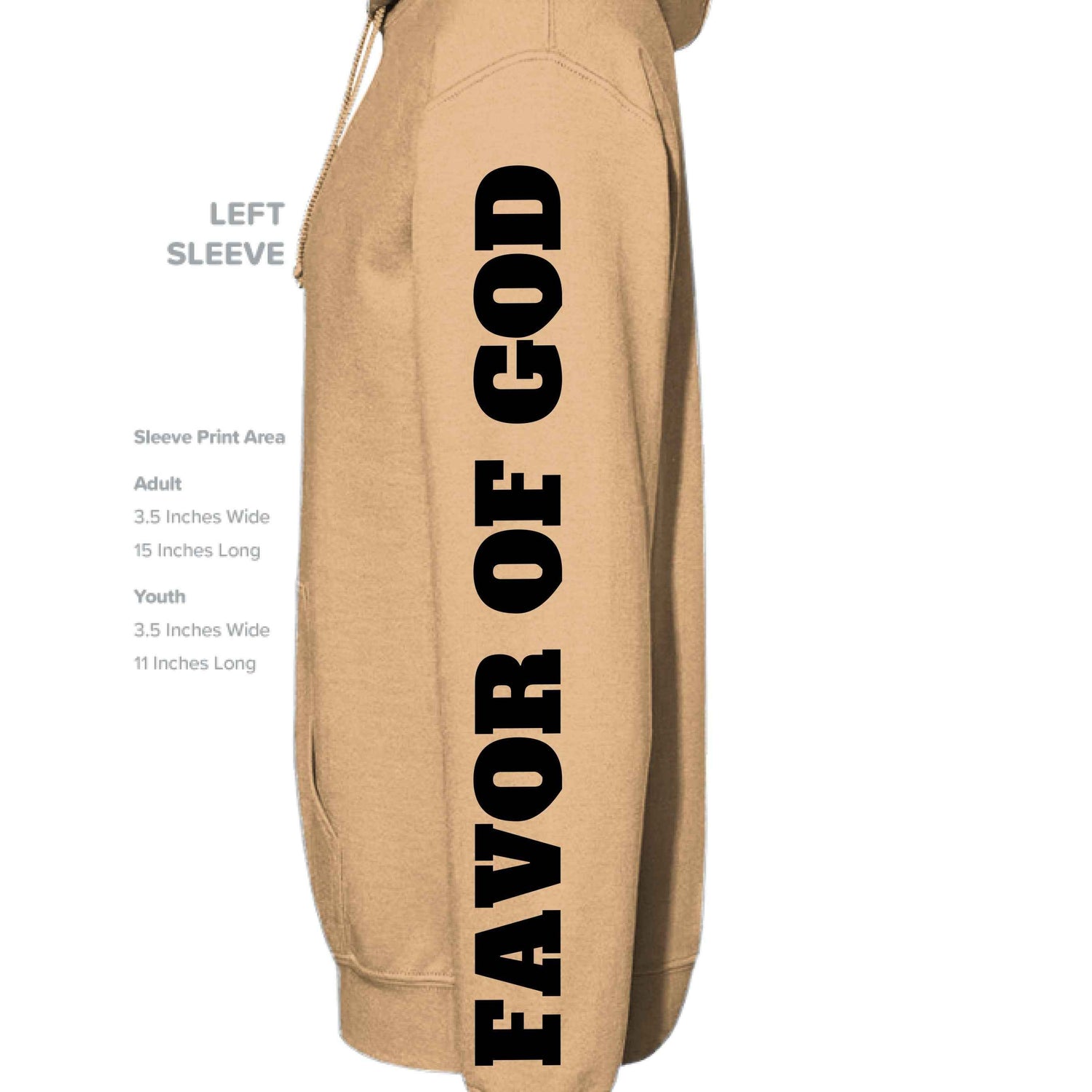 Favor of God “Favor It Surrounds Me Like a Shield” Hoodie – Psalm 5:12 | Christian Hoodie |Faith|