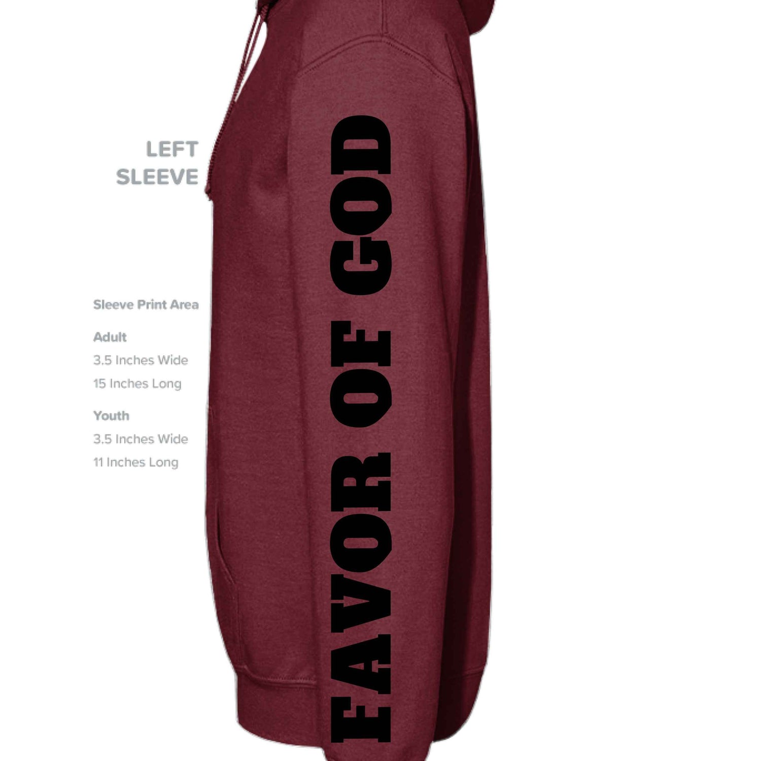 Favor of God “Favor It Surrounds Me Like a Shield” Hoodie – Psalm 5:12 | Christian Hoodie |Faith|