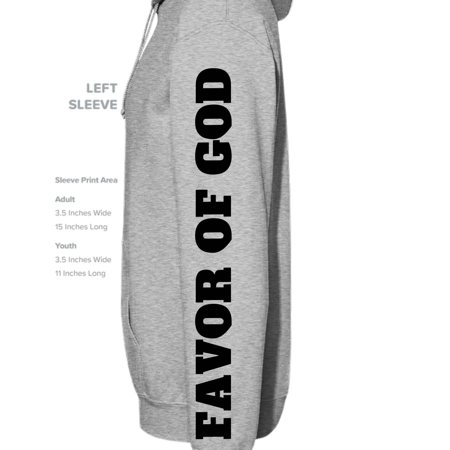 Favor of God “Favor It Surrounds Me Like a Shield” Hoodie – Psalm 5:12 | Christian Hoodie |Faith|