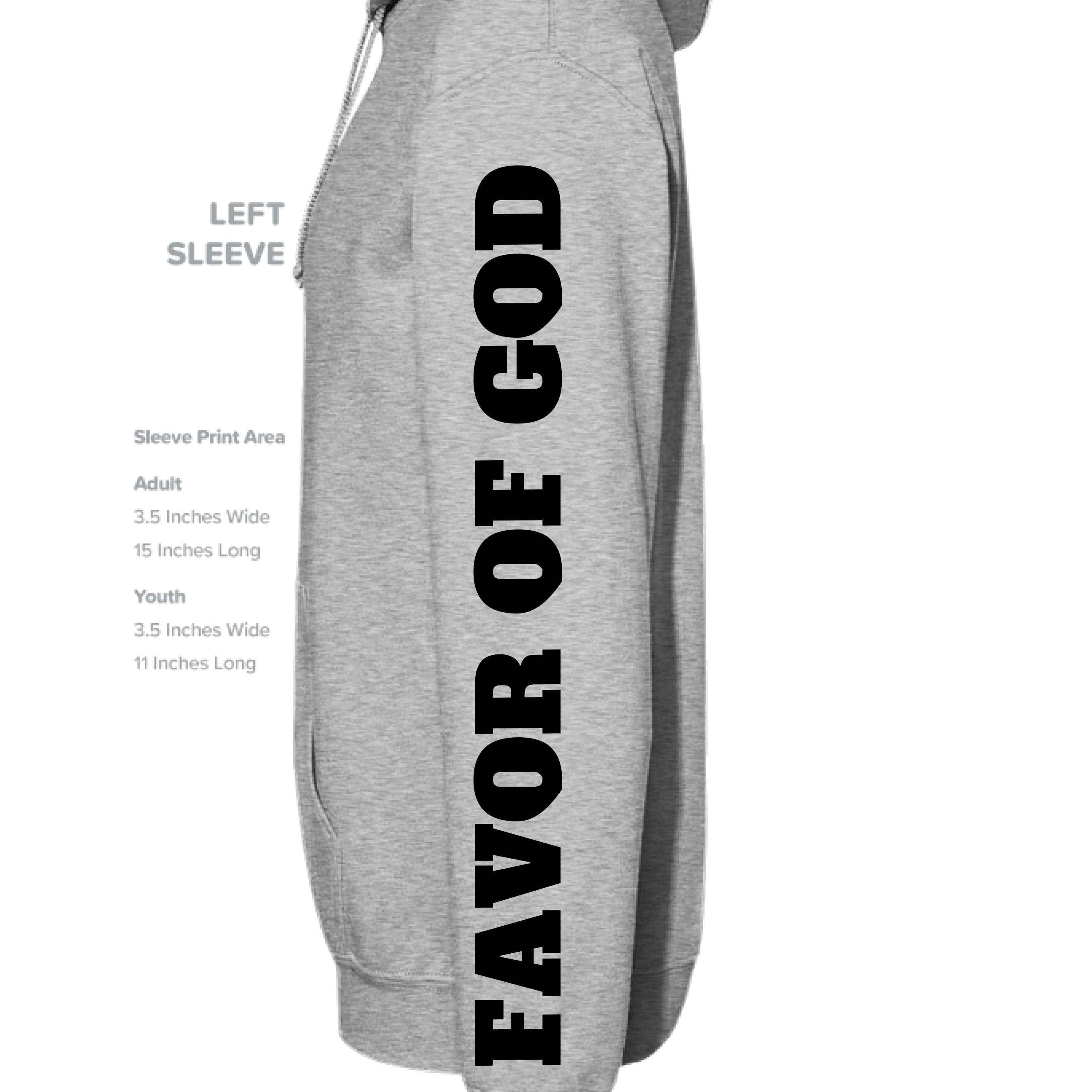 Favor of God “Favor It Surrounds Me Like a Shield” Hoodie – Psalm 5:12 | Christian Hoodie |Faith|