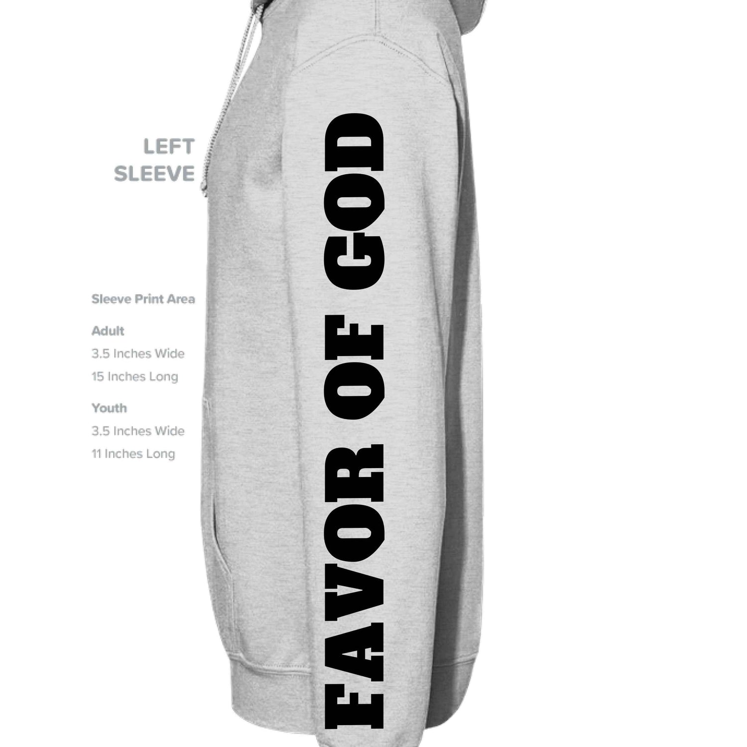 Favor of God “Favor It Surrounds Me Like a Shield” Hoodie – Psalm 5:12 | Christian Hoodie |Faith|