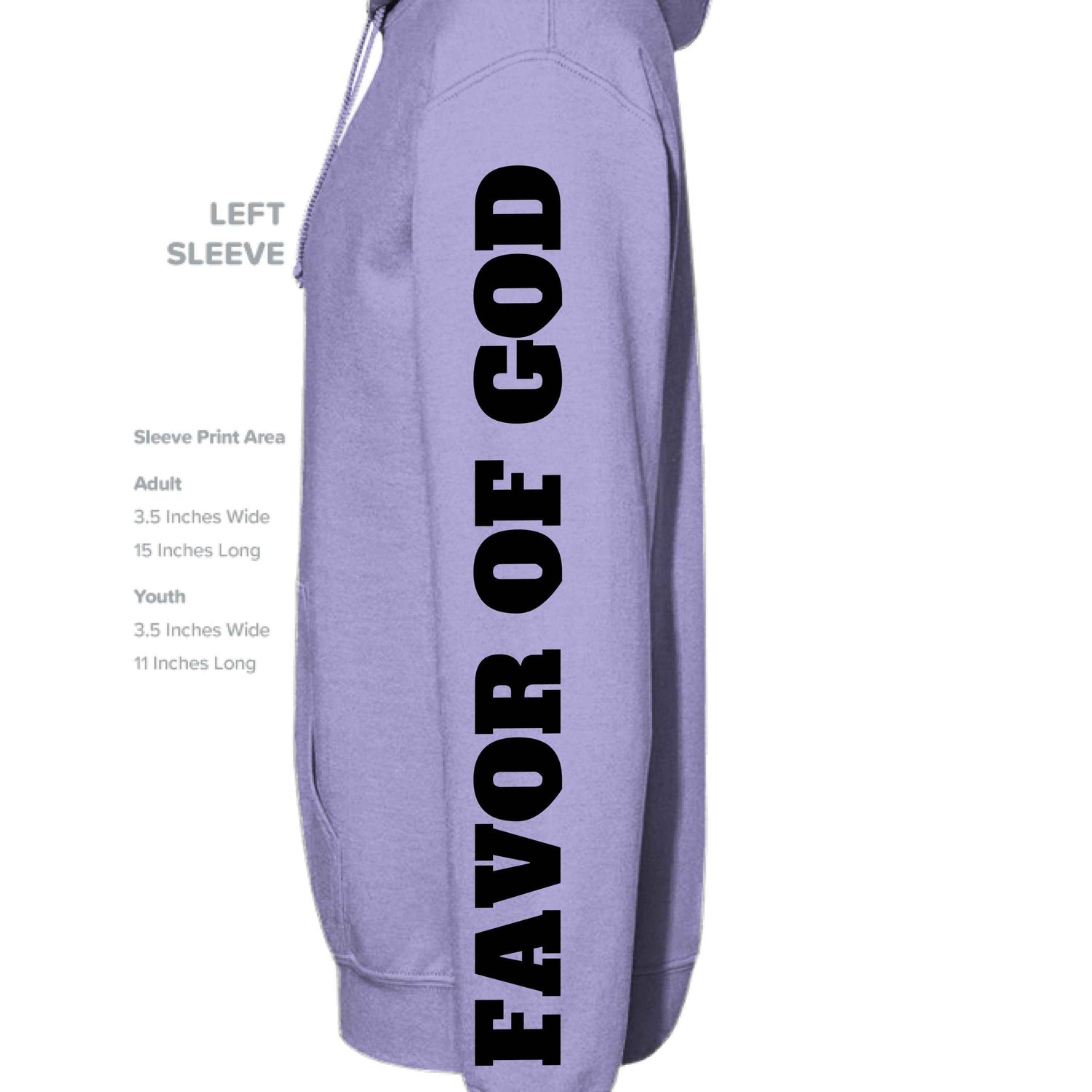 Favor of God “Favor It Surrounds Me Like a Shield” Hoodie – Psalm 5:12 | Christian Hoodie |Faith|