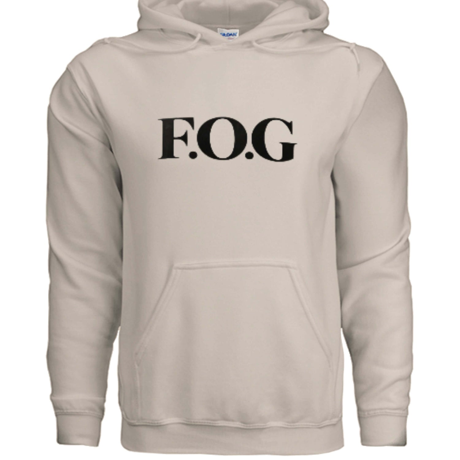 Christian Hoodie - F.O.G Signature Unisex Faith Streetwear in white featuring prominent F.O.G logo.