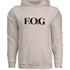 Christian Hoodie - F.O.G Signature Unisex Faith Streetwear in white featuring prominent F.O.G logo.
