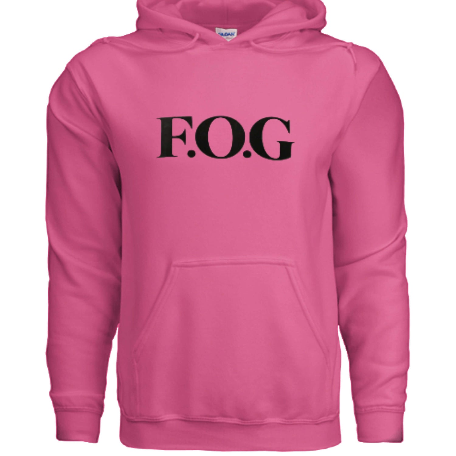 Christian Hoodie - F.O.G Signature Unisex Faith Streetwear in helicona featuring prominent F.O.G logo.