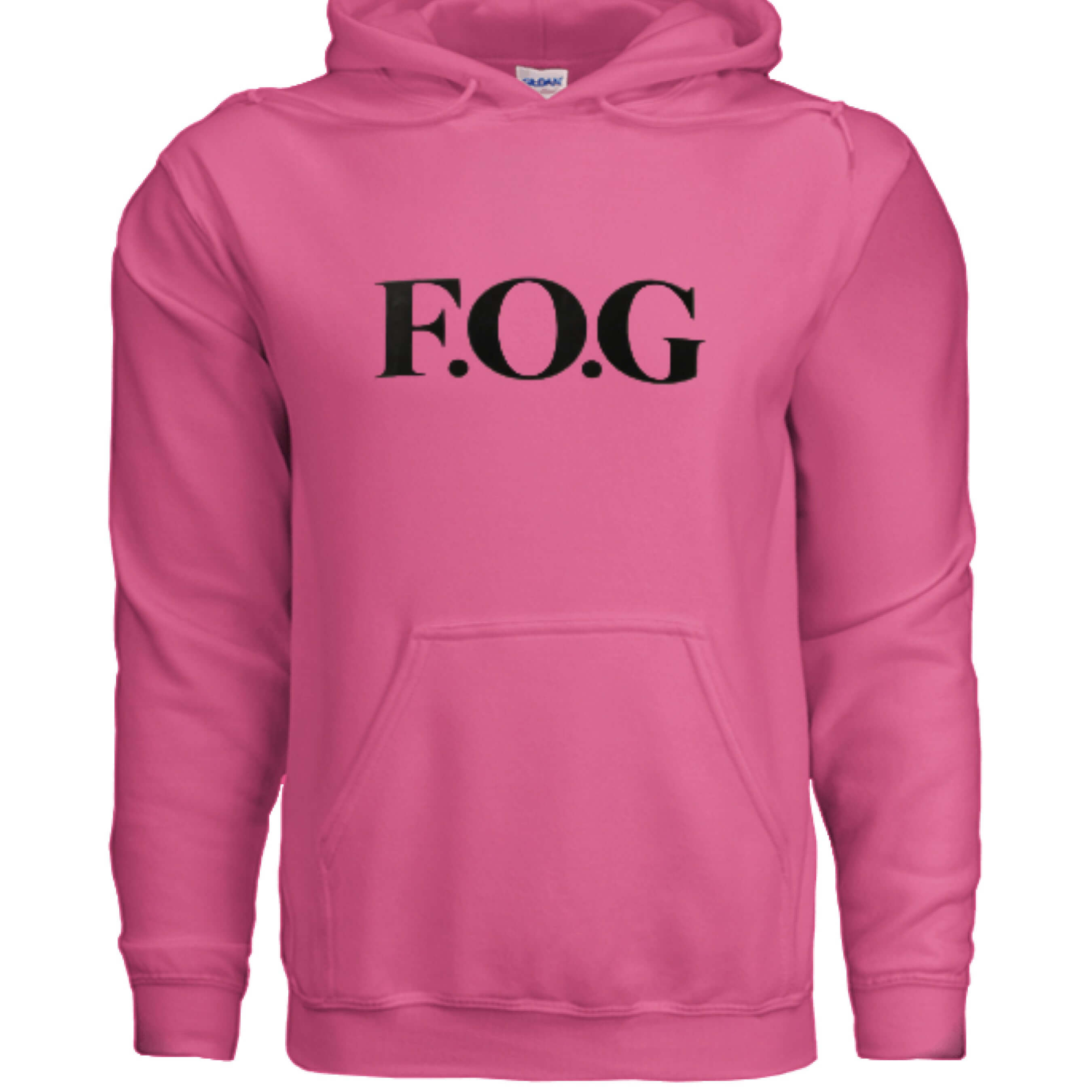 Christian Hoodie - F.O.G Signature Unisex Faith Streetwear in helicona featuring prominent F.O.G logo.
