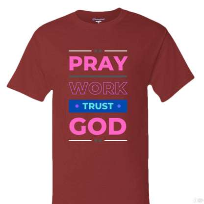Pray and trust God T shir - FAVOR OF GOD CLOTHING