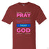 Pray and trust God T shirt| Christian clothing | faith fashion | religious apparel | inspirational