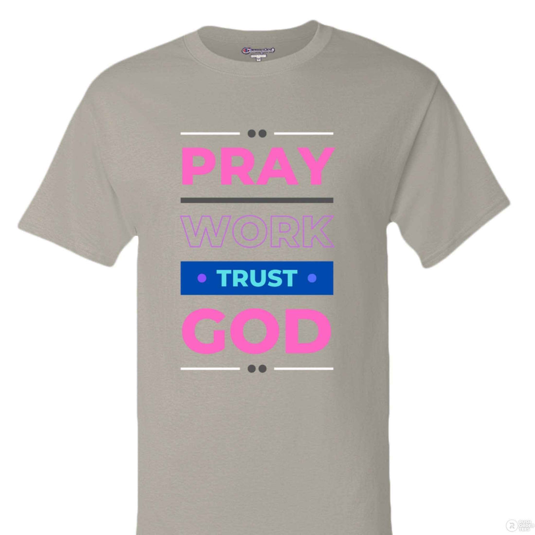 Pray and trust God T shirt| Christian clothing | faith fashion | religious apparel | inspirational