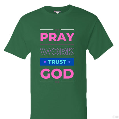 Pray and trust God T shir - FAVOR OF GOD CLOTHING