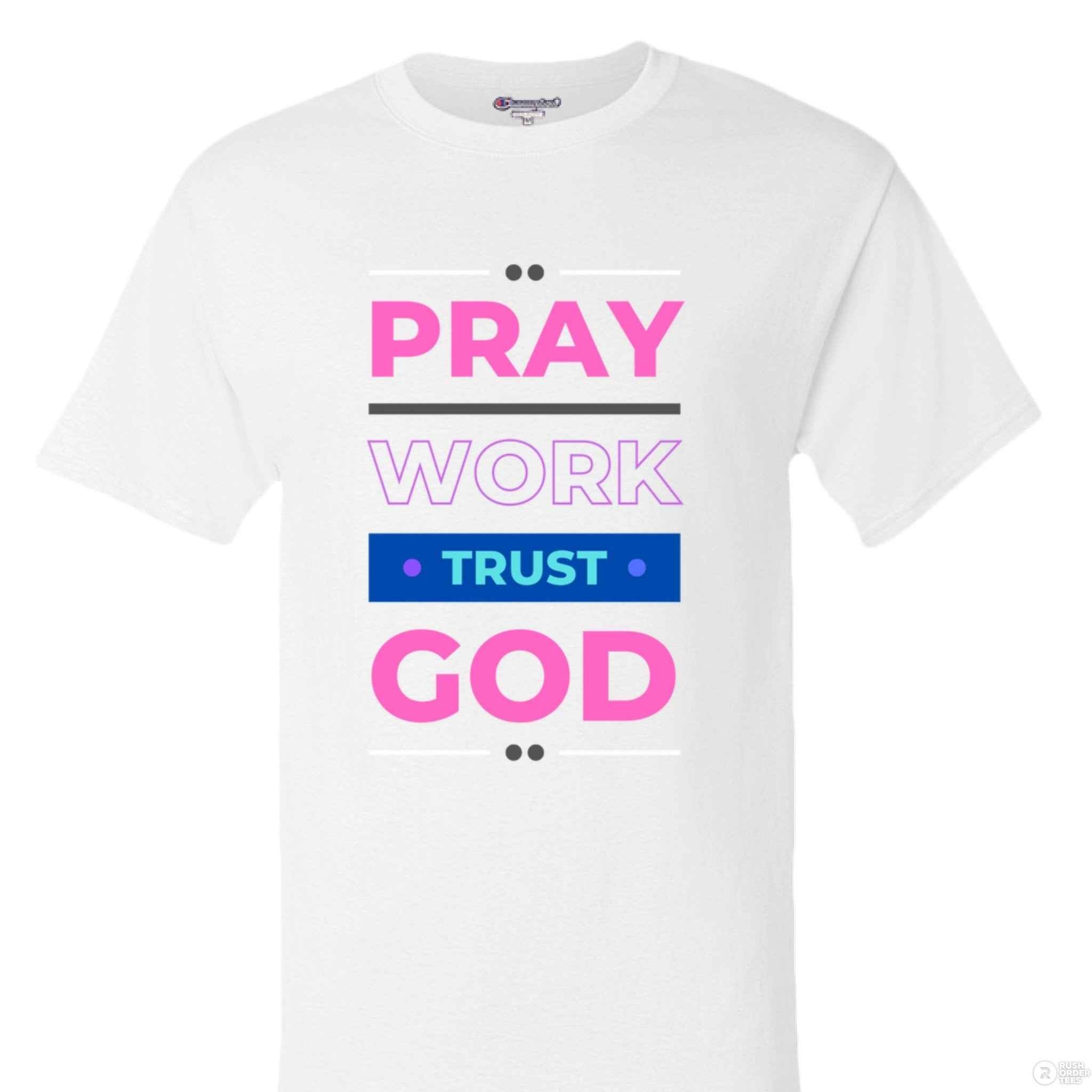 Pray and trust God T shirt| Christian clothing | faith fashion | religious apparel | inspirational