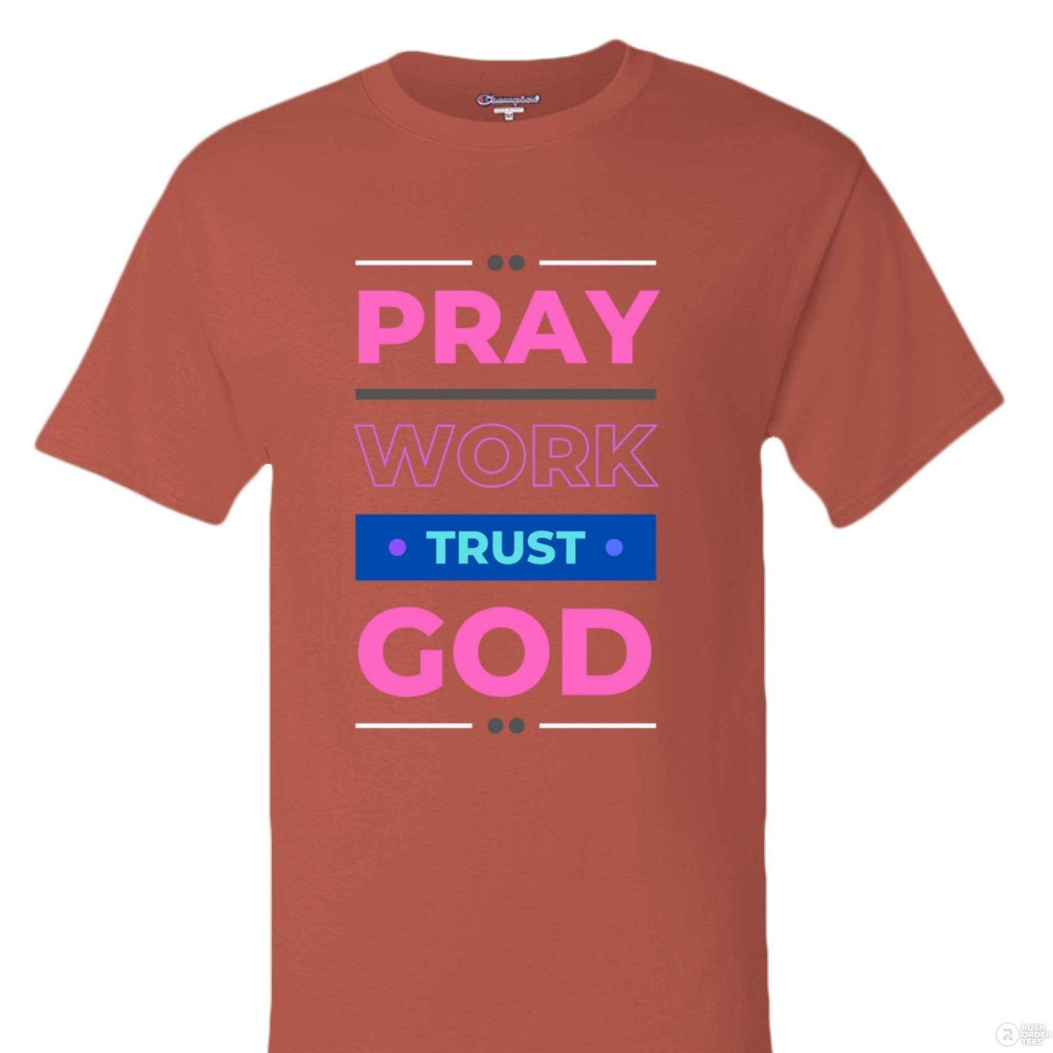 Pray and trust God T shirt| Christian clothing | faith fashion | religious apparel | inspirational