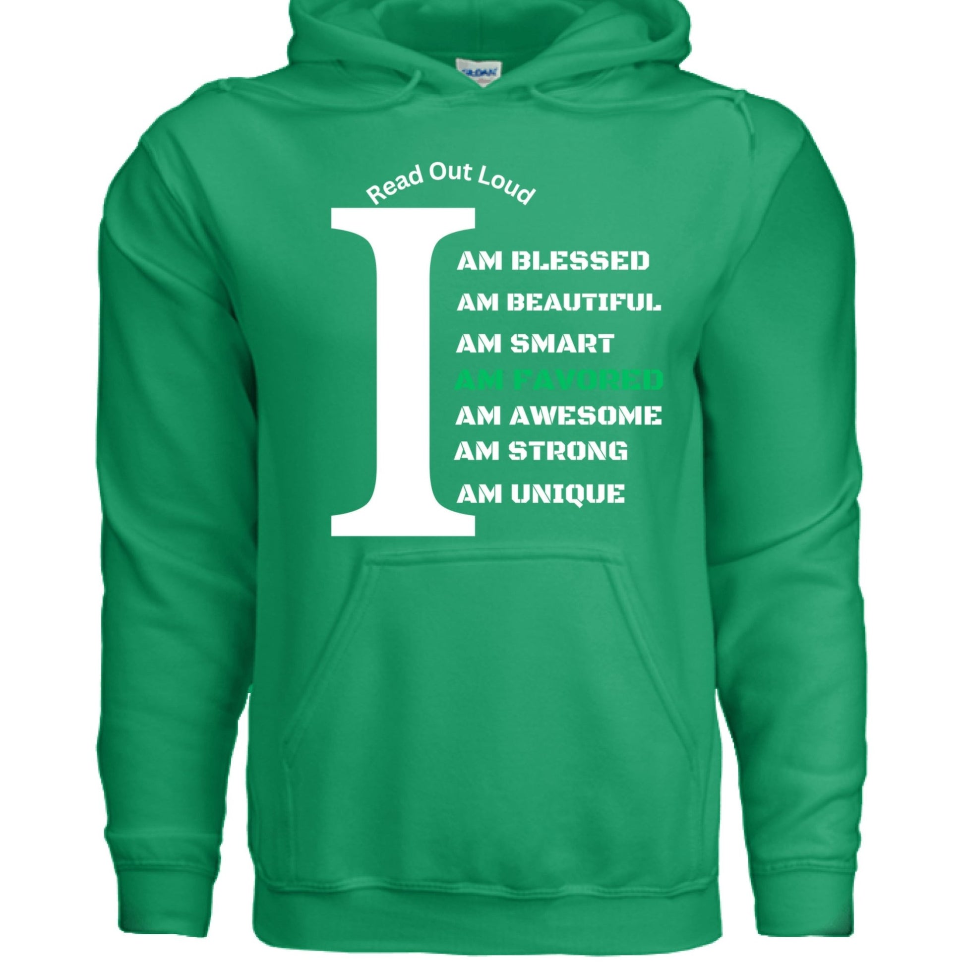 Read Out Aloud “I Am Favored” Men’s Hoodie – Declare It. Wear It. Believe It. - FAVOR OF GOD CLOTHING