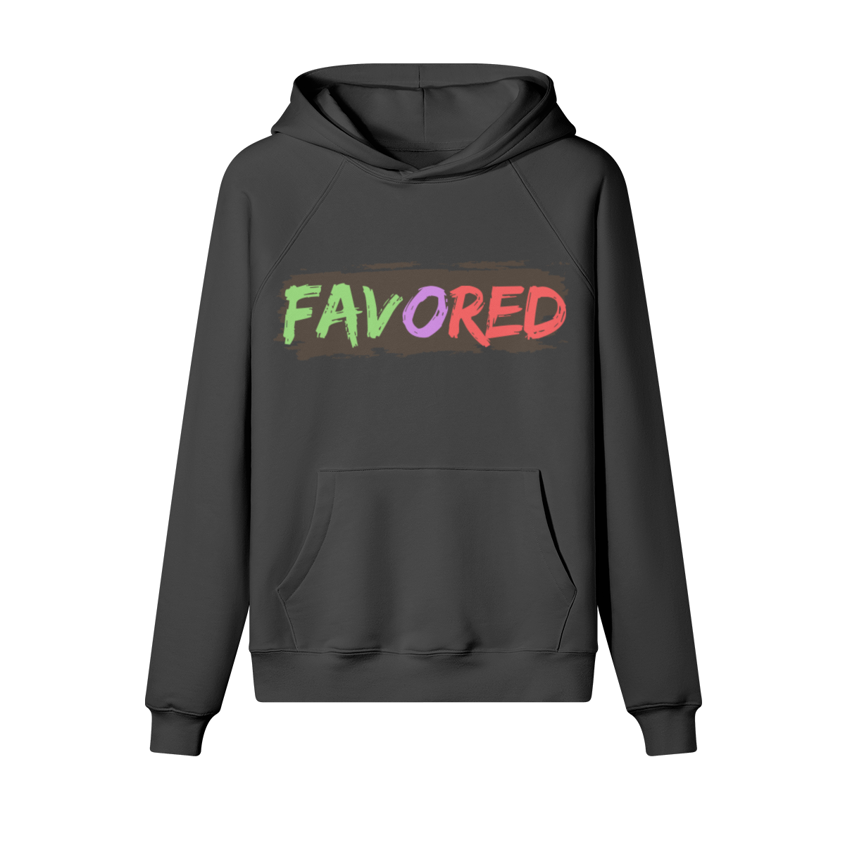FAVORED Hoodie – Multicolor Brushstroke Edition