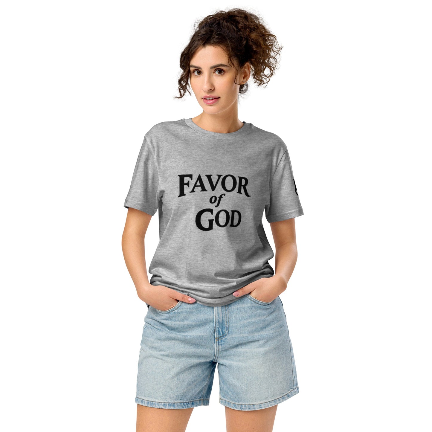 Unisex Favor of God organic mid - light t-shirt - FAVOR OF GOD CLOTHING
