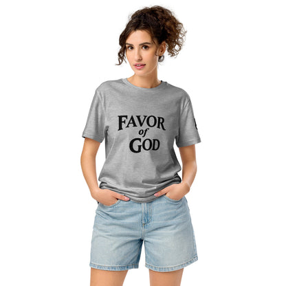 Unisex Favor of God organic mid - light t-shirt - FAVOR OF GOD CLOTHING