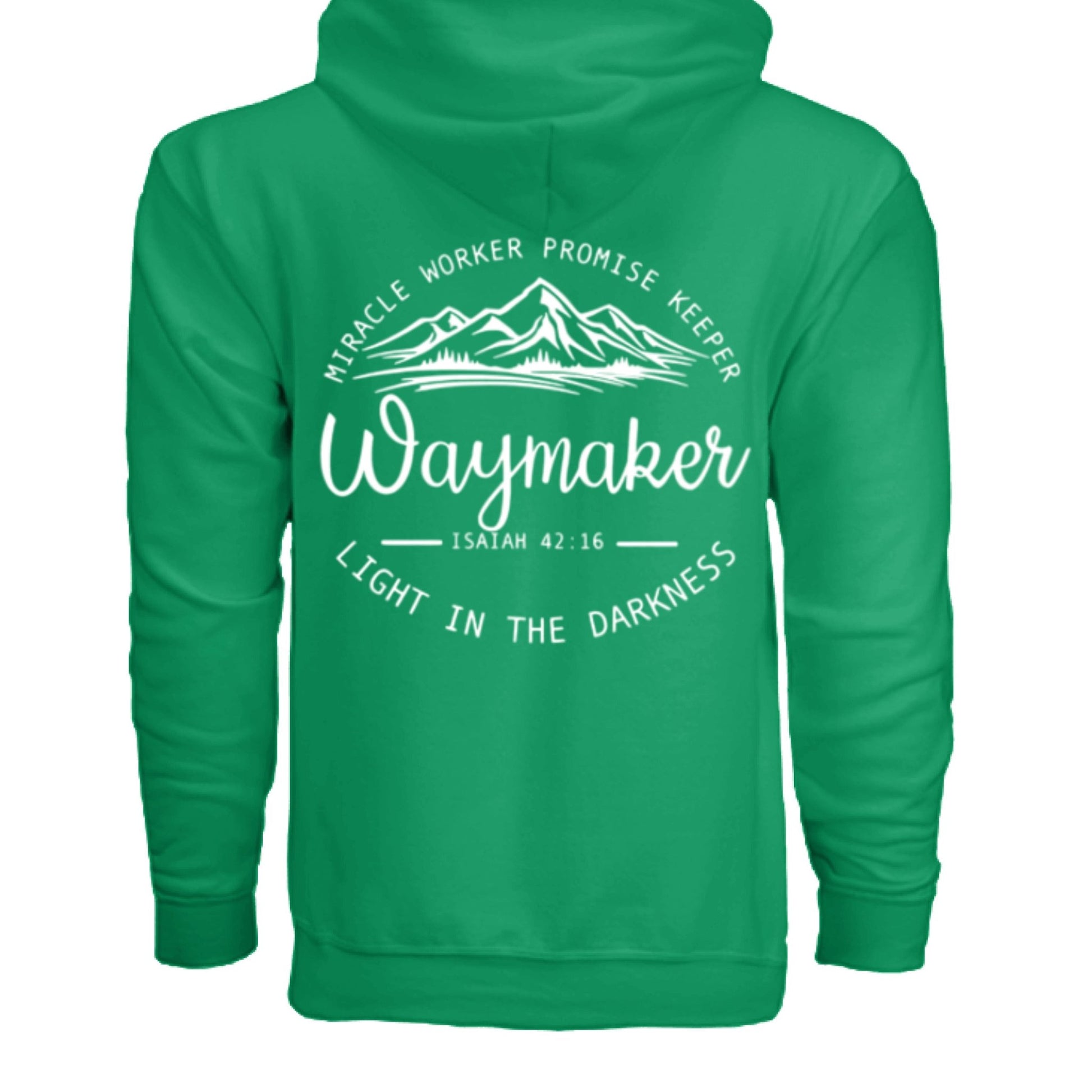 Unisex Way maker Faith Hoodie – Isaiah 42:16 Inspired - FAVOR OF GOD CLOTHING