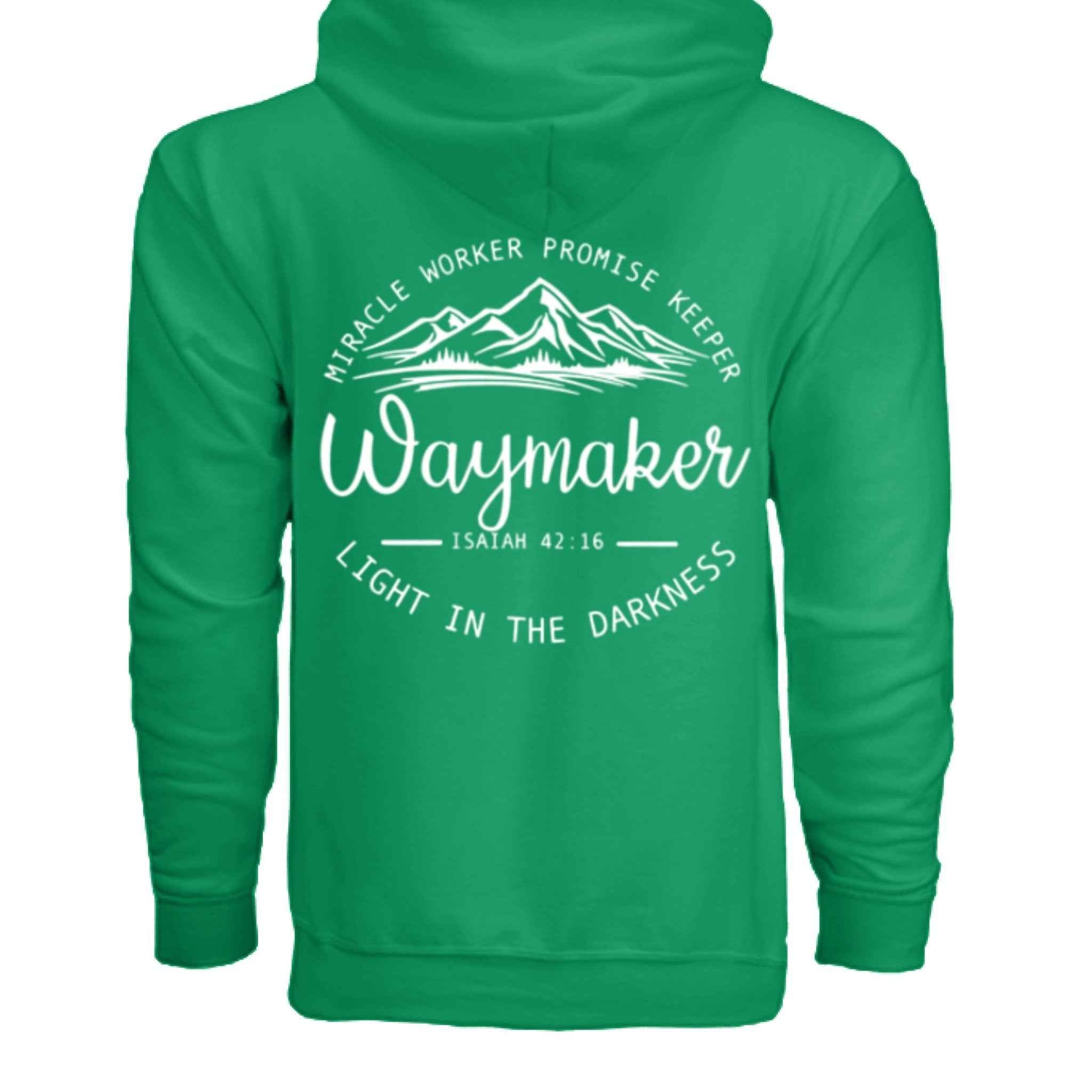 Unisex Way maker Faith Hoodie – Isaiah 42:16 Inspired